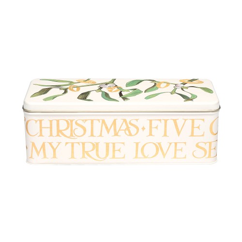 Long Deep Rectangular Tin Mistletoe